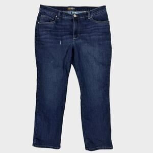 Lee Straight Leg Size 14 Short Mid Rise Relaxed Fit Flannel Lined Jeans